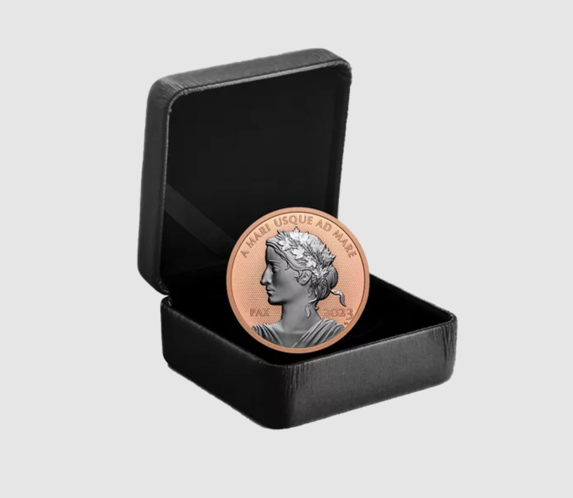 1 oz. Rose Gold Plated Pure Silver Coin – Peace Dollar