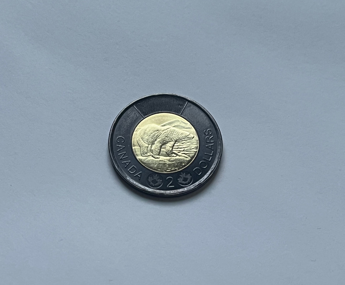 Canadian 2022 $2 Circulation Coin Features Black Outer Ring