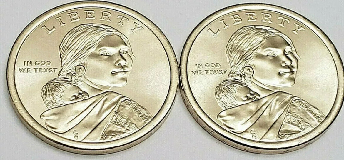 2022 P & D Sacagawea Dollar Set (2 Coins) *BU - UNCIRCULTAED