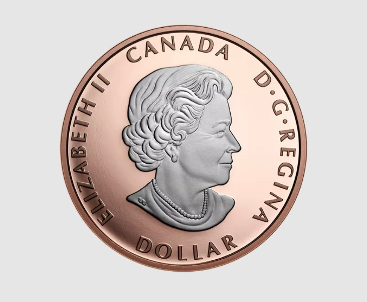 1 oz. Rose Gold Plated Pure Silver Coin – Peace Dollar